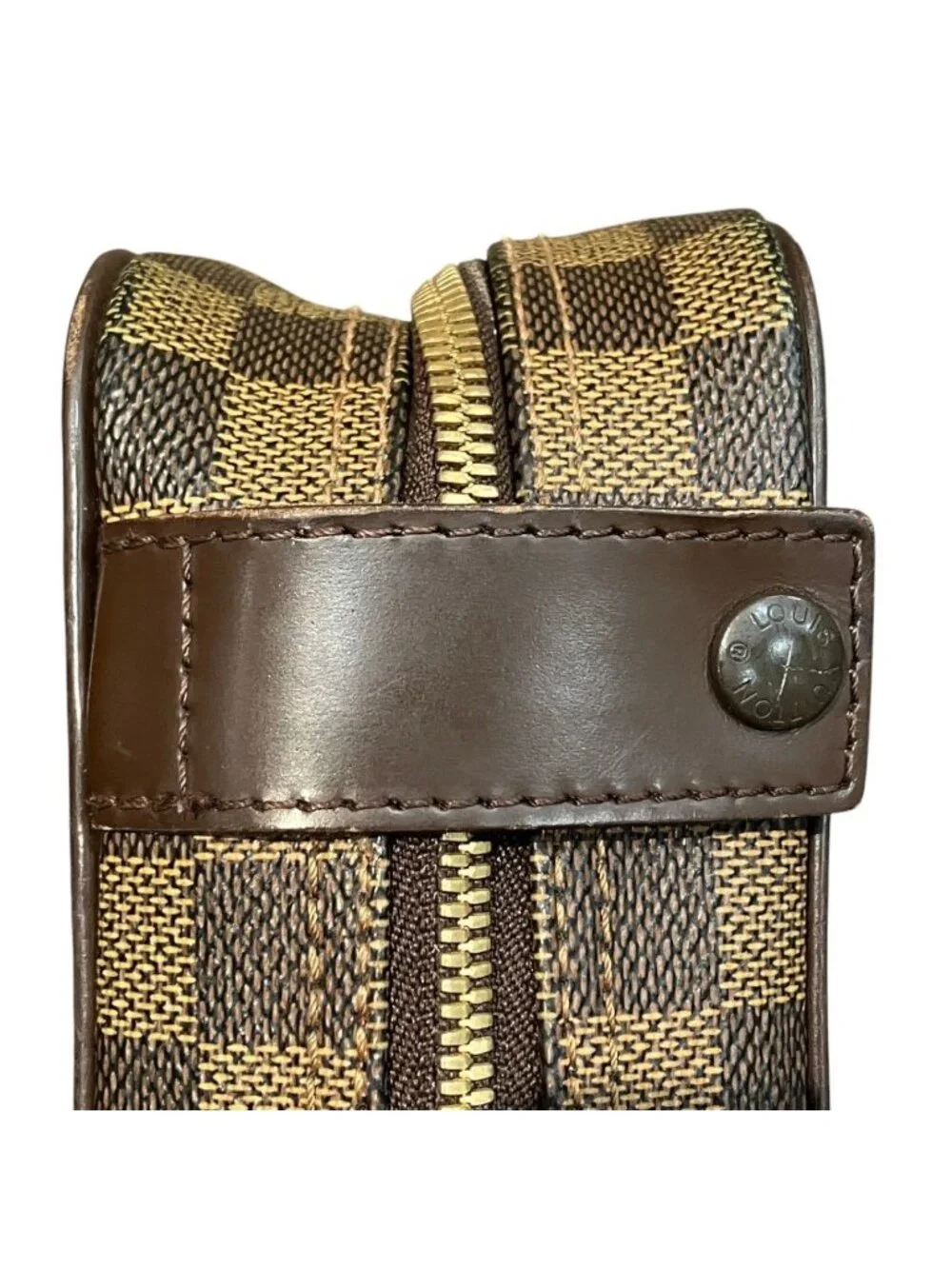 Louis Vuitton Olaf PM Damier Shoulder Bag Canvas
